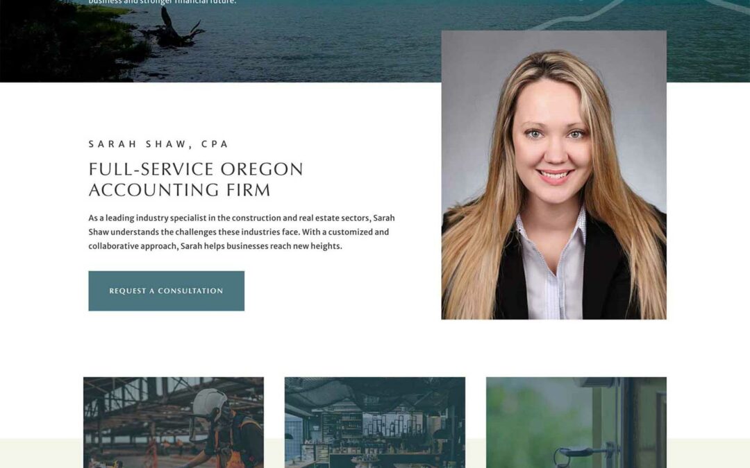 CPA Website Design Oregon
