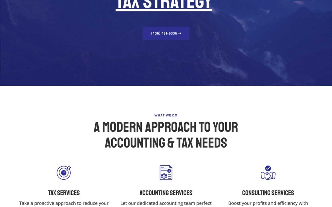 Accounting & Tax Firm Web Design