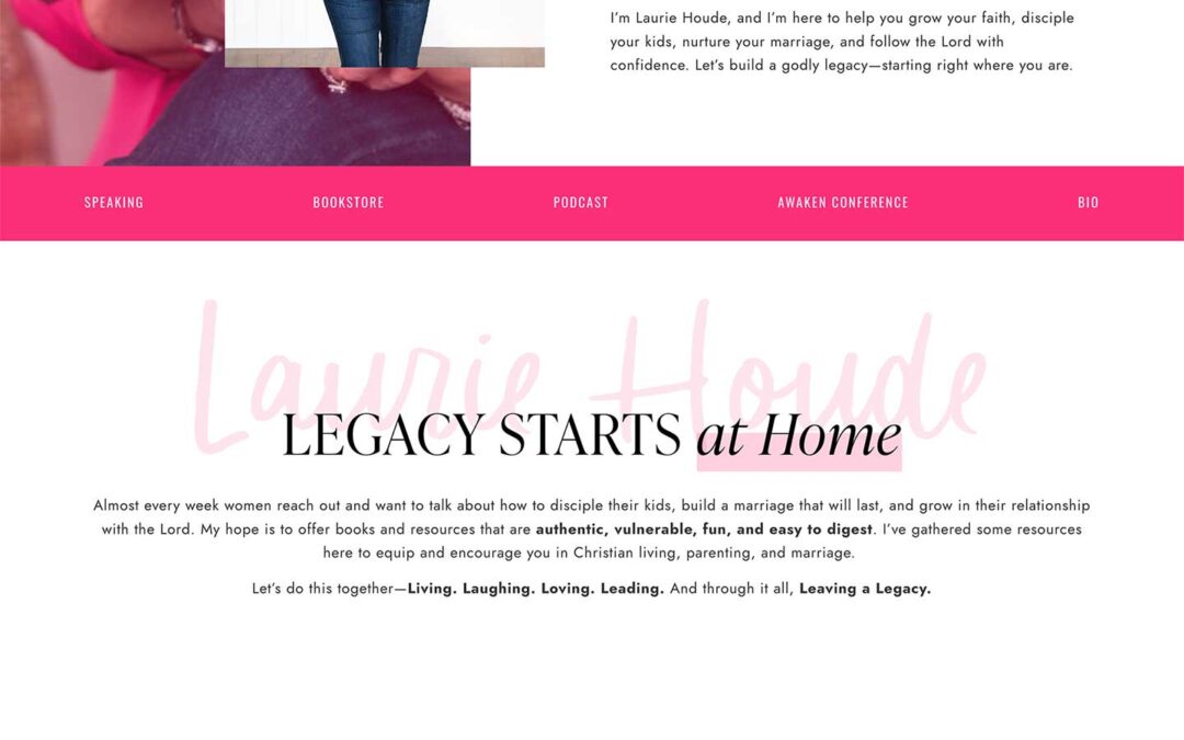 Laurie Houde Legacy Ministries
